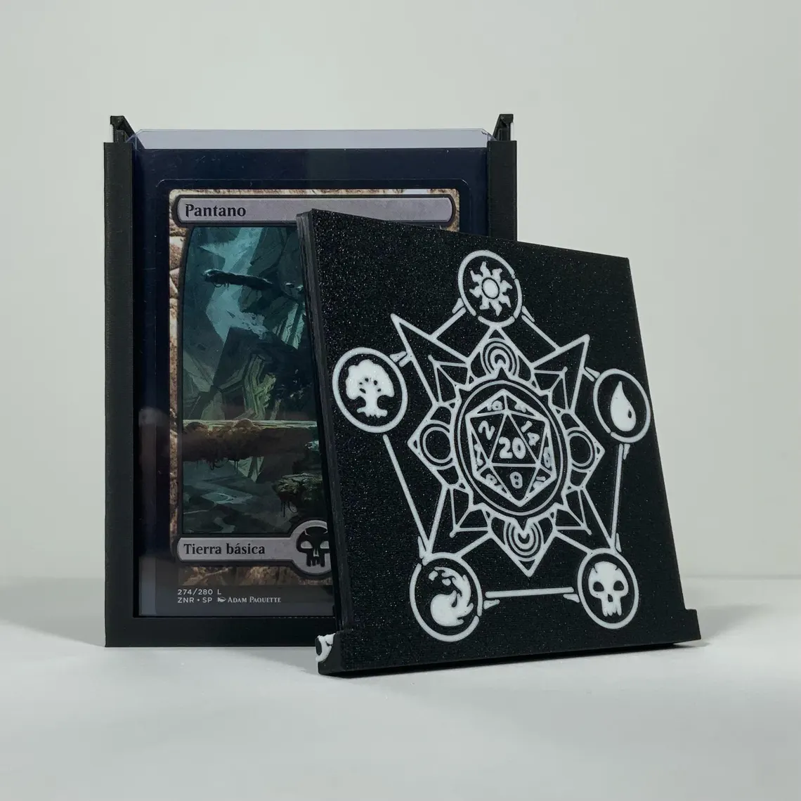 Deck Box Magic the Gathering (Black) - Imagen 4